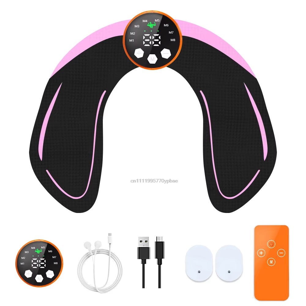 Wireless Electric Muscle Stimulator for Buttocks and Abdominal Training - Fitness Body Slimming Massager