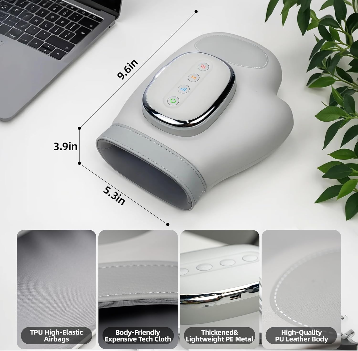 2026 NEW Smart Hand Massager with Heat and Compression – 3 Modes, 5 Intensities, Wireless Air Pressure for Arthritis & Hand Pain Relief – Portable for Home, Office, Travel – Ideal Wellness Gift