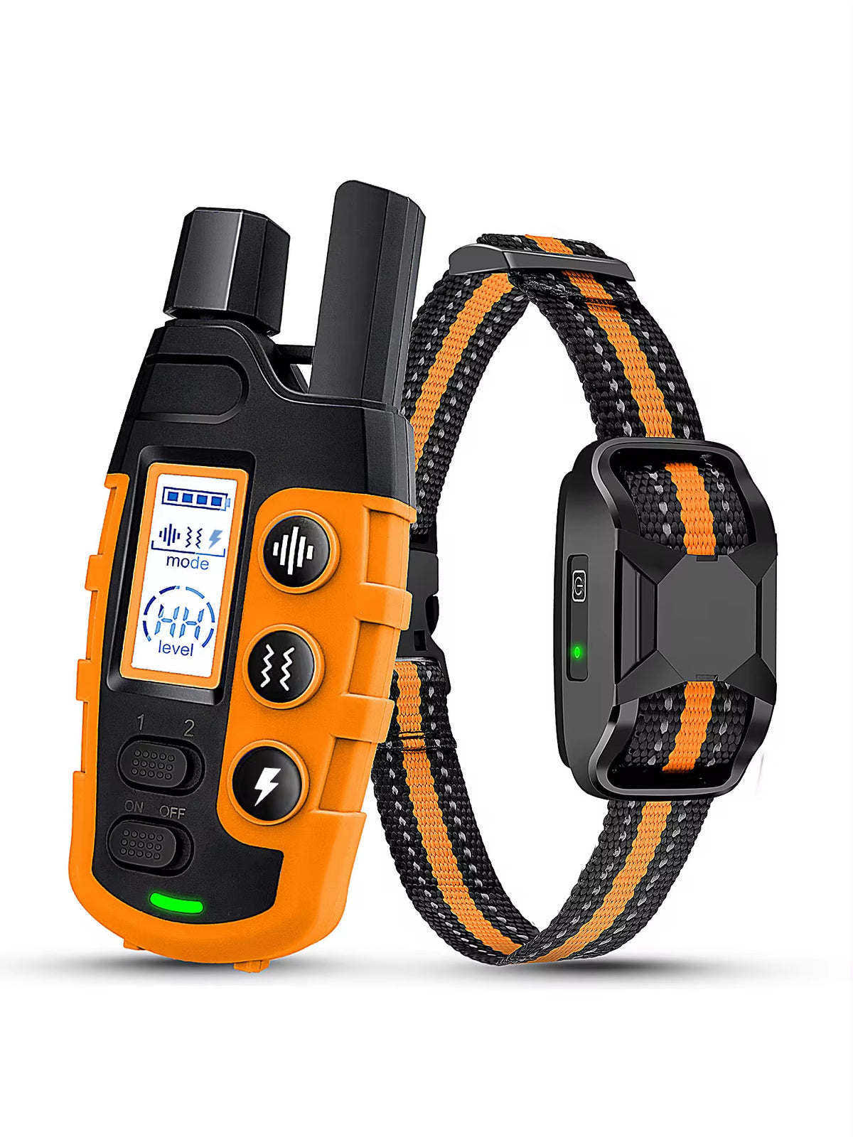 3300Ft Waterproof Electric Dog Training Collar with Remote Control for Pets Weighing 5-120 lbs - Features Shock and Vibration Modes