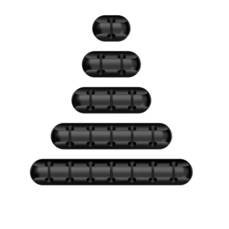 Mobile Phone Charging Cable Organizer with Snap Clip for Efficient Wire Management