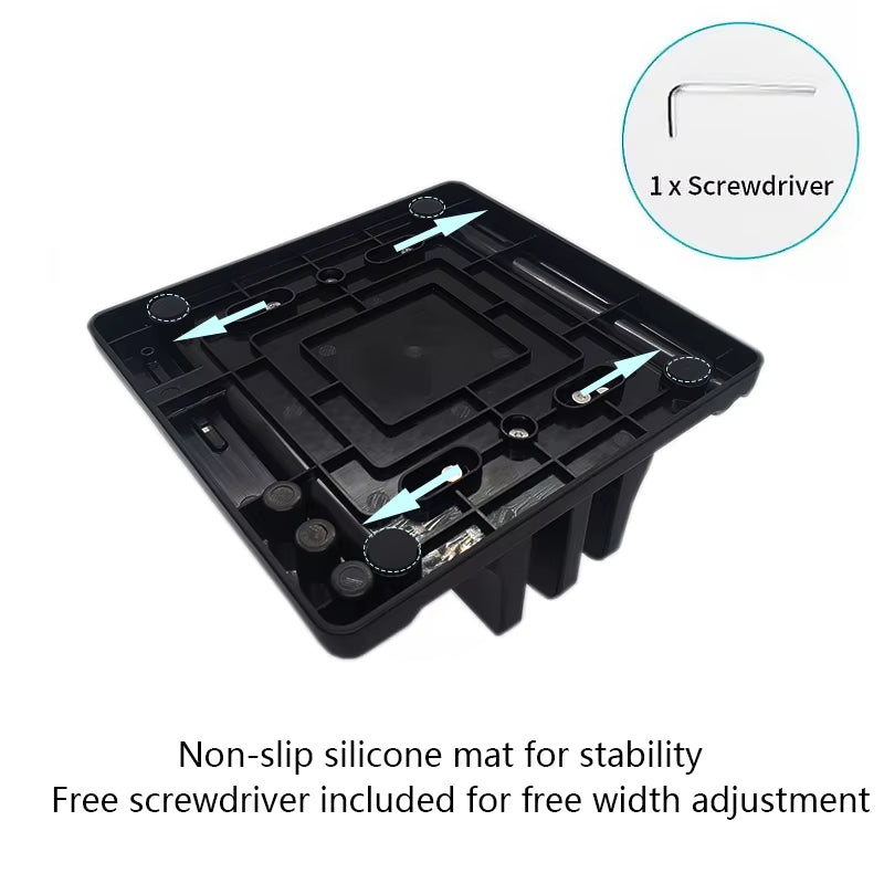 Office Laptop Stand Vertical save Desktop Space Easy to Place Computer Accessories Scalable Width Office Desk Storage