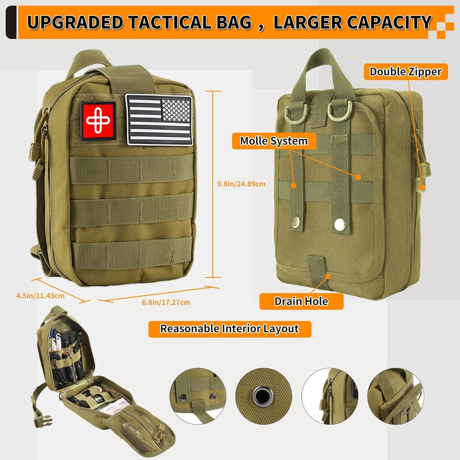 Prepare yourself for any unexpected moment with the outdoor emergency survival kit, designed for road trips & outdoor adventures.