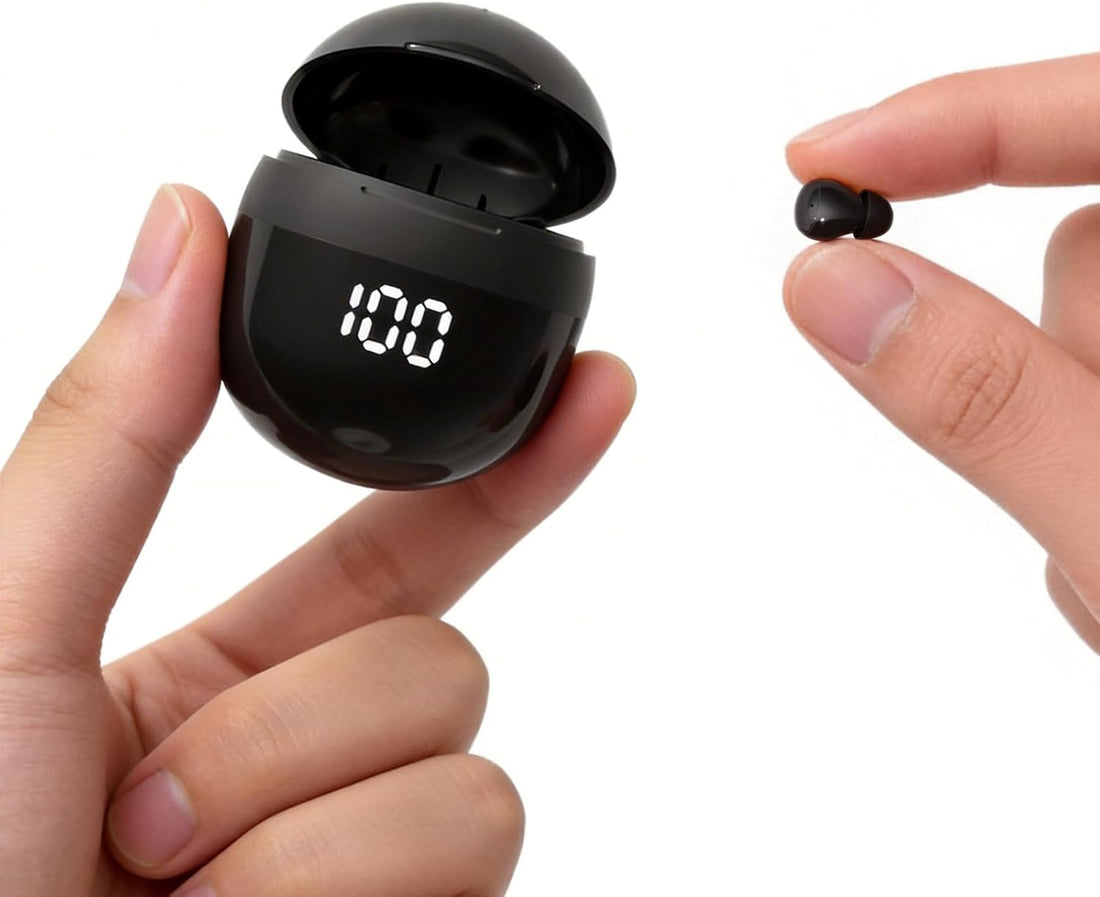 Enjoy discreet listening with Invisible Mini Bluetooth Earbuds that fit small ears easily and deliver clear sound for work or sleep.
