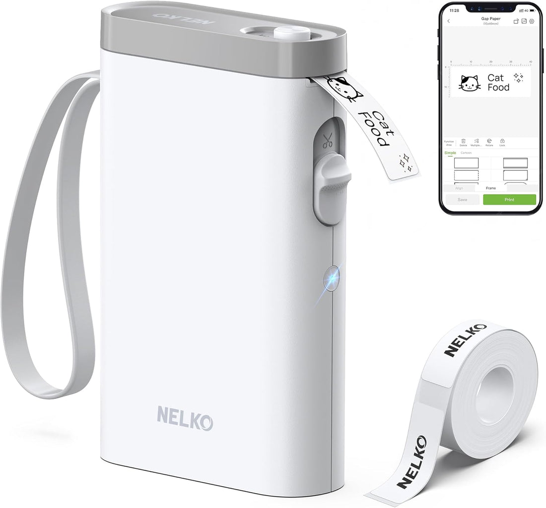 Make labeling simple with the Mini P21 Bluetooth Label Printer that connects to your phone and creates custom labels with ease.