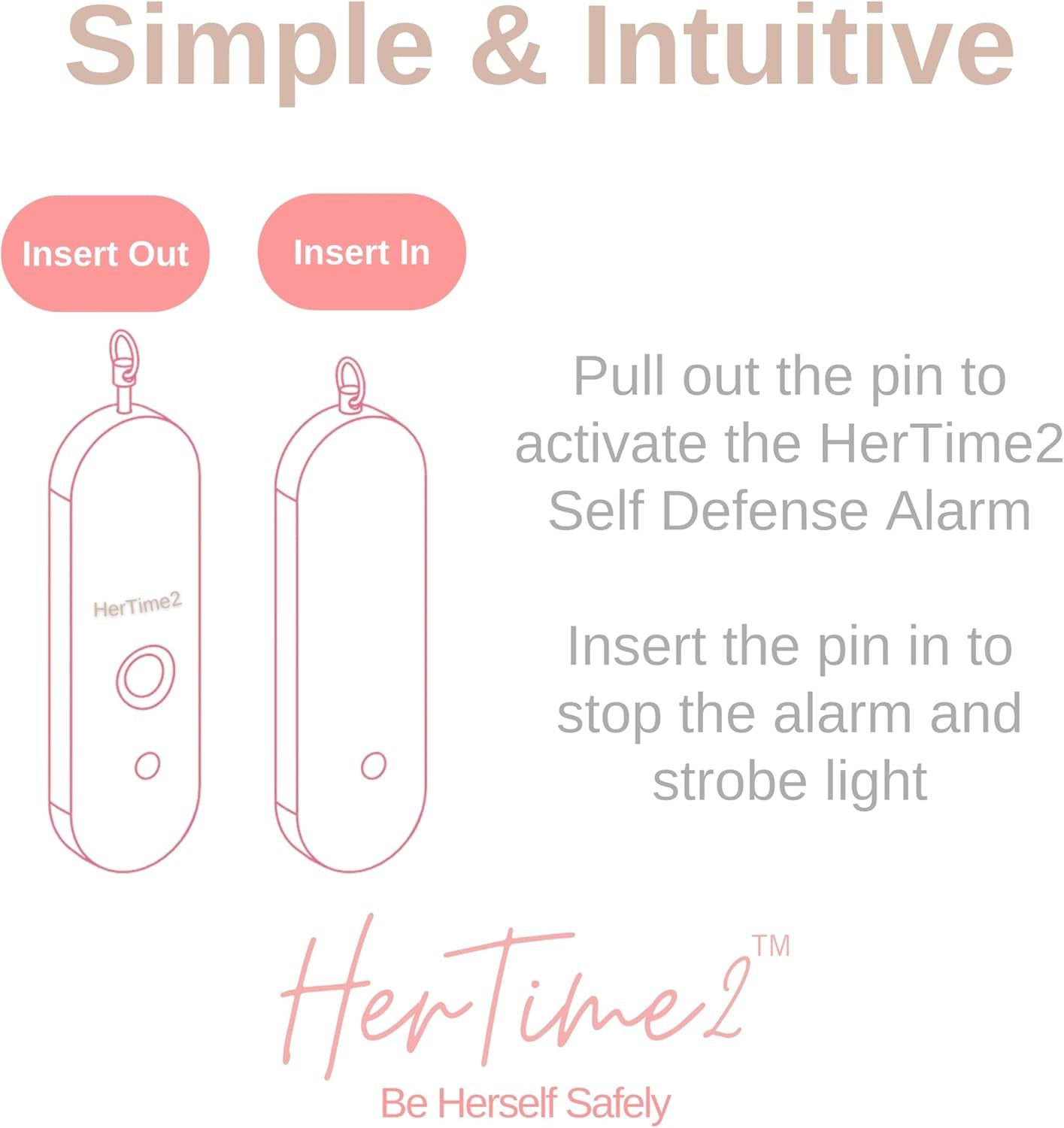 Get a Personal Safety Alarm Keychain to grab attention or feel secure. A compact everyday keychain for confidence, comfort & peace.