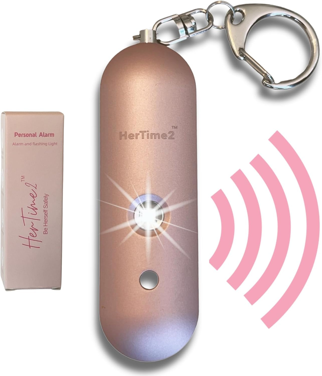 Get a Personal Safety Alarm Keychain to grab attention or feel secure. A compact everyday keychain for confidence, comfort & peace.