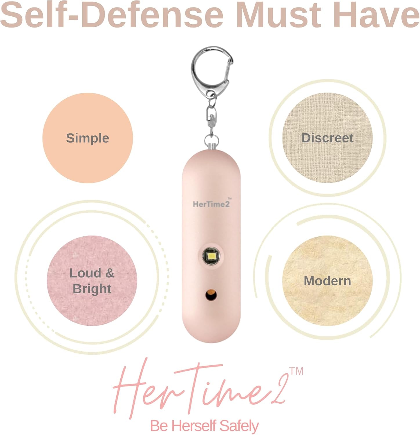 Get a Personal Safety Alarm Keychain to grab attention or feel secure. A compact everyday keychain for confidence, comfort & peace.