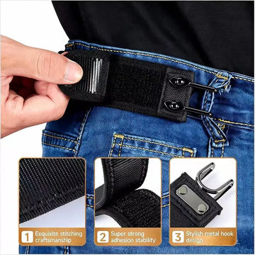 Buckleless Elastic Hidden Belt