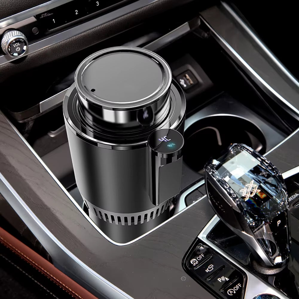 Portable Smart 2 in 1 12V Car Cup Cooler Warmer for Outdoor Travelling Mini Auto Refrigerator Cooling Heating Cup Drinks Holder