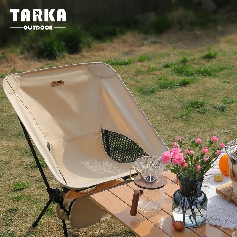 Lightweight Foldable Camping Chair Set - Ultralight Backpacking Moon Chairs for Garden, Picnic, Beach, and Fishing