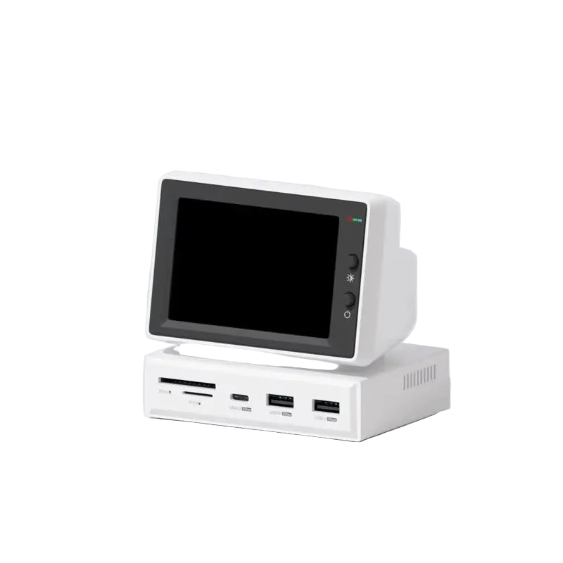 3.5-Inch IPS Mini Display for AIDA64 CPU, RAM, and HDD Data Monitoring with USB-C Hub for Laptops and MacBooks