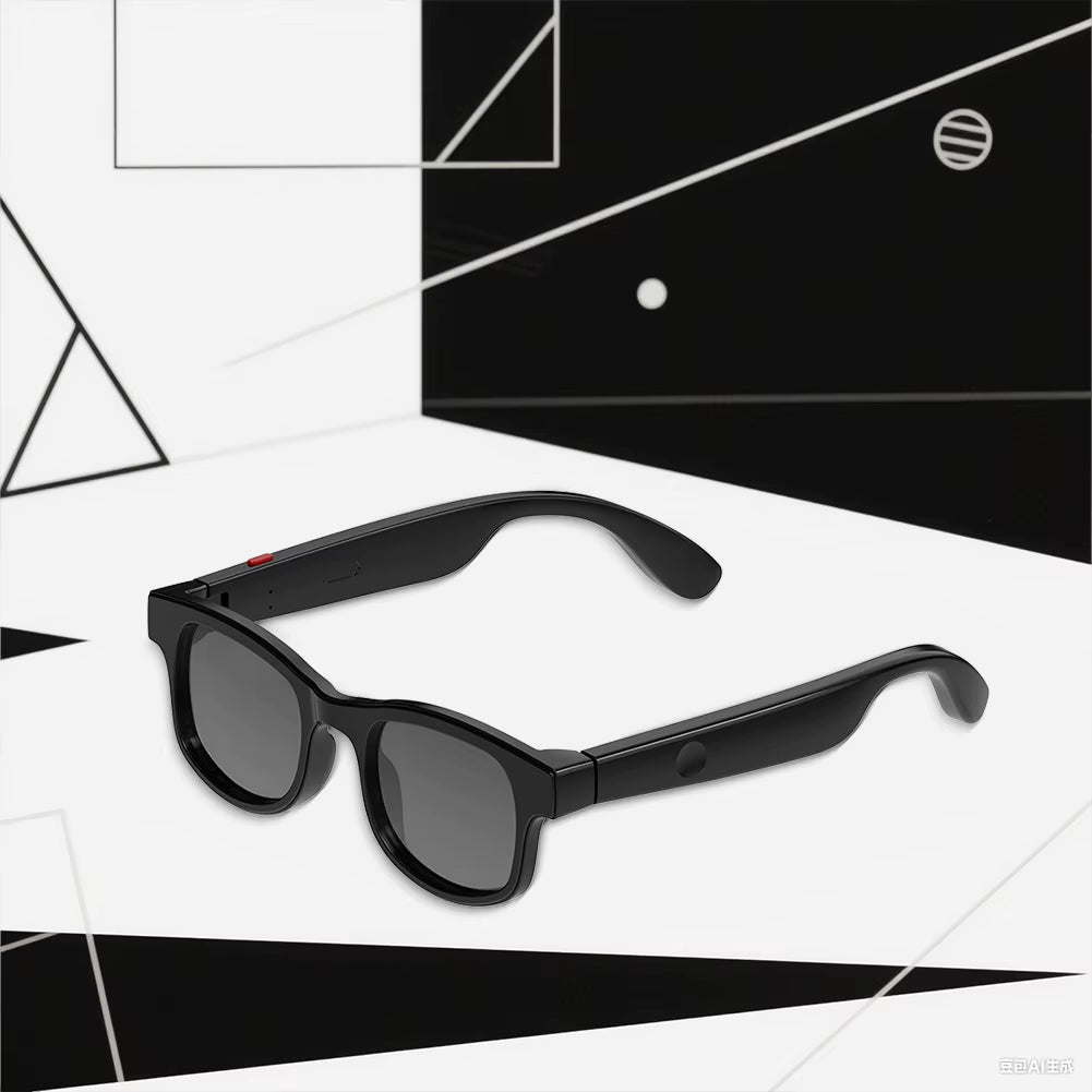 AI Translation Smart Glasses with 144 Language Smart Audio Sunglasses Built-In Mic & Speakers BT Glasses for Women Men