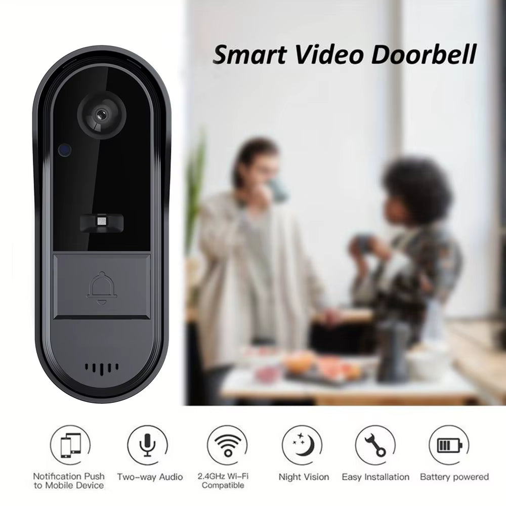 Tuya Wifi Wireless Video Doorbell Camera HD Video Intercom Smart Home Security Protection Night Vision for Home Office