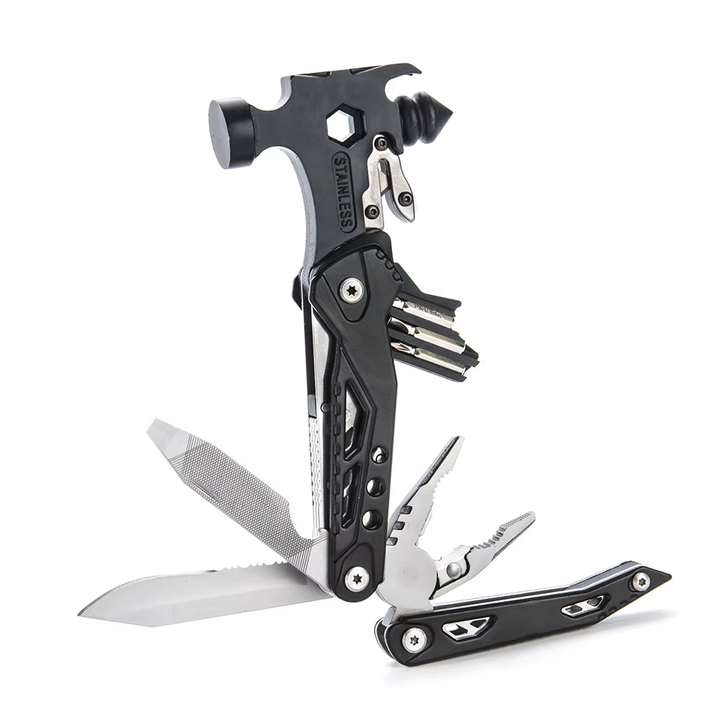 "Portable Multi-Functional Camping Emergency Hammer Tool - Compact, Durable Window Breaker for Outdoor Emergencies, Maintenance,