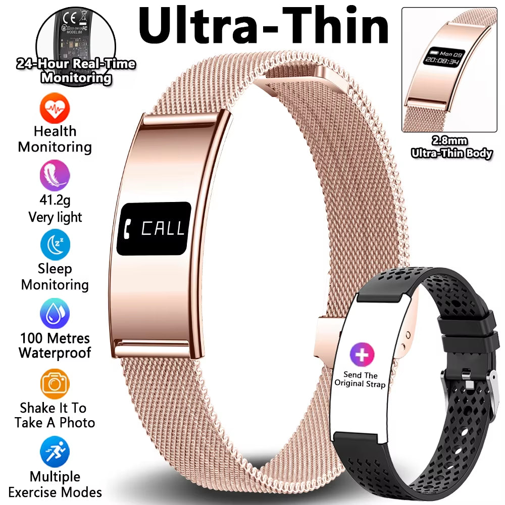 Men Women Smart Bracelet Heart Rate Sleep Monitor Health Smart Band Waterproof Sports Fitness Tracker Smartwatch for Android Ios