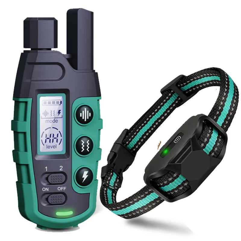 3300Ft Waterproof Electric Dog Training Collar with Remote Control for Pets Weighing 5-120 lbs - Features Shock and Vibration Modes
