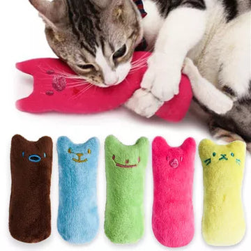 Interactive Plush Catnip Toy for Cats - Engaging Chew and Vocal Toy for Kittens