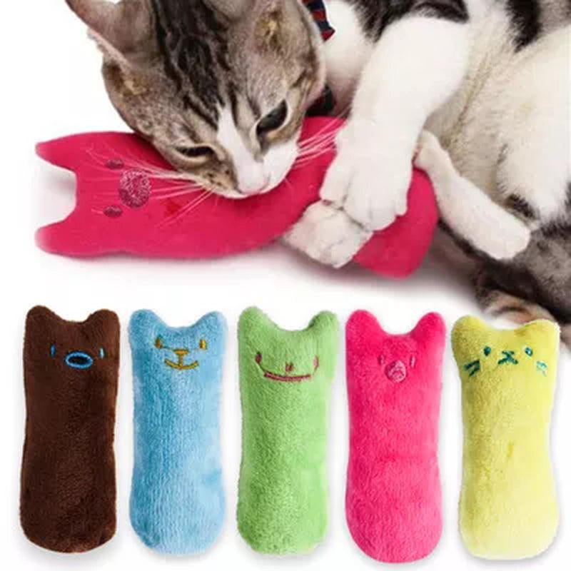 Interactive Plush Catnip Toy for Cats - Engaging Chew and Vocal Toy for Kittens