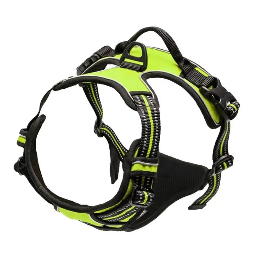 Premium Leather Dog Collar and Harness Set with Leash - Complete Accessories for Medium and Small Breeds