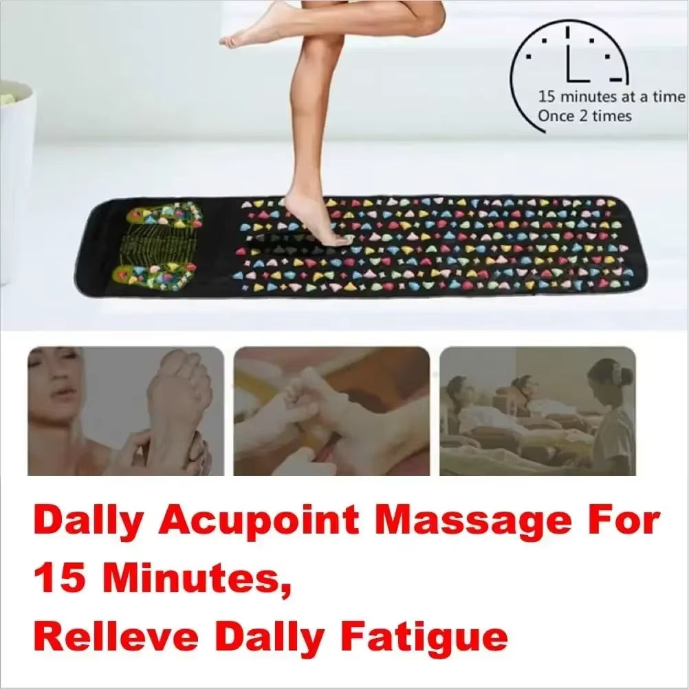 Foot Pressure Massage Board with Imitation Goose Soft Stone for Enhanced Foot Health and Relaxation