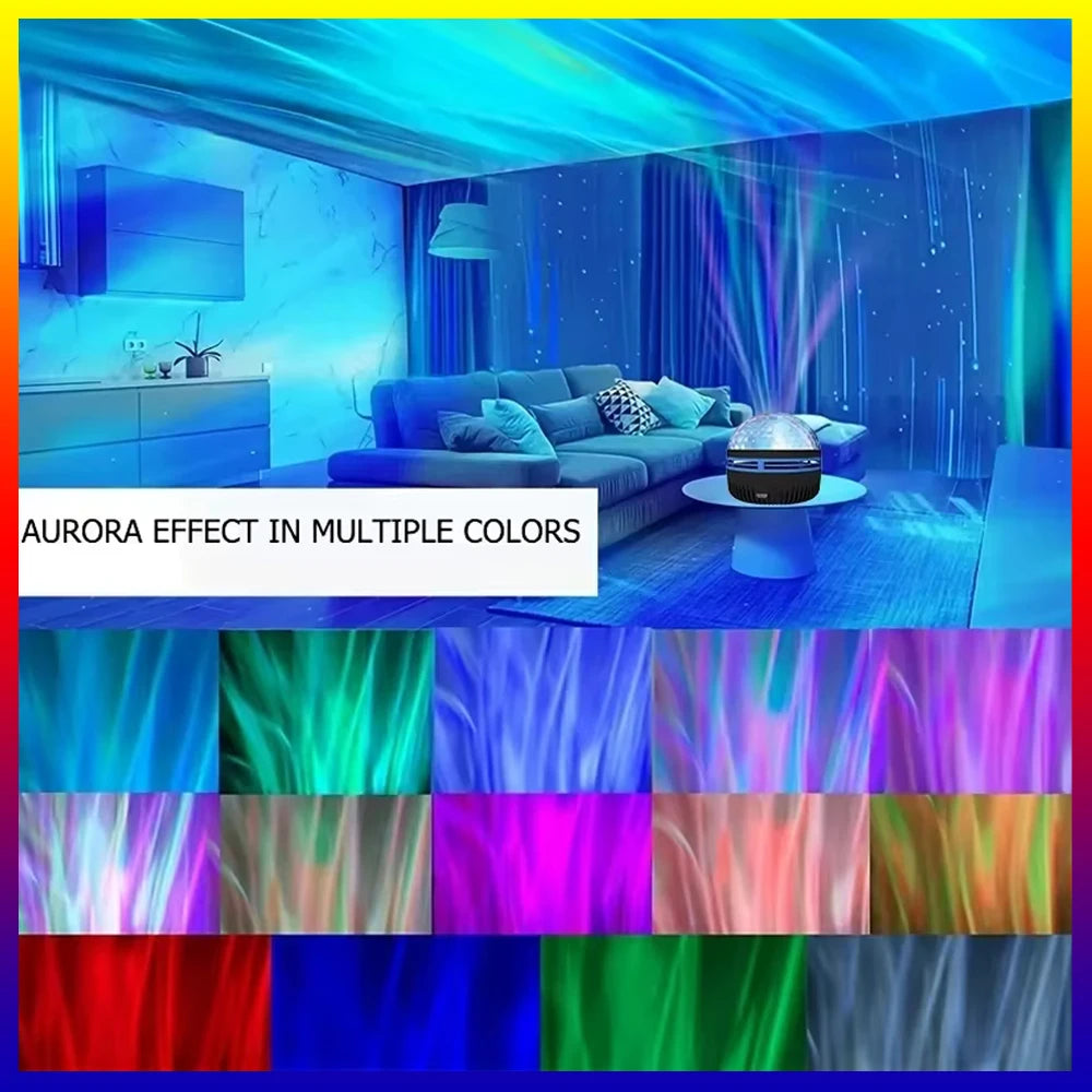 LED Starry Night Sky Projector with Remote Control - RGB Galaxy Light with 7 Modes for Home, Bedroom, Game Room, and Party Decoration