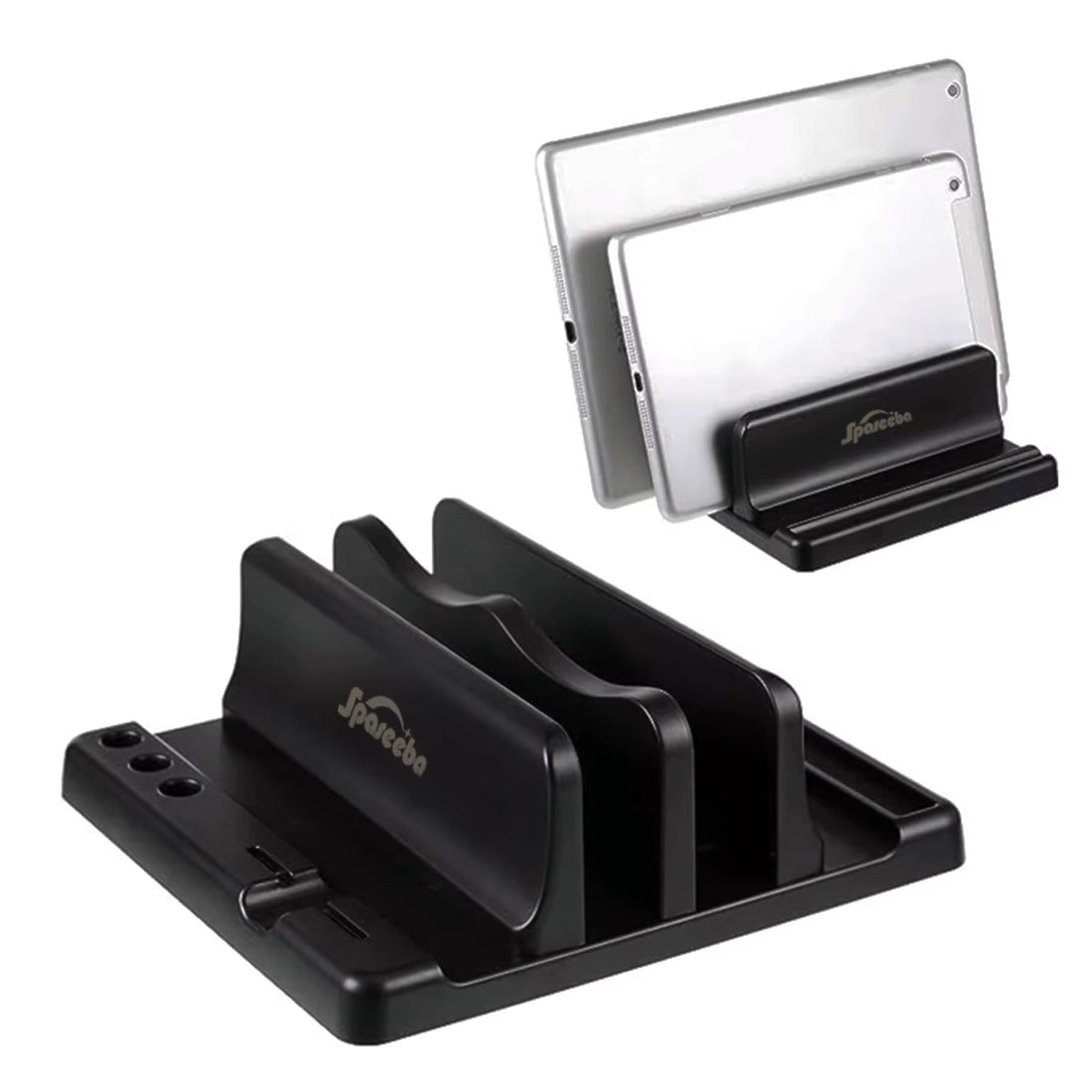 Office Laptop Stand Vertical save Desktop Space Easy to Place Computer Accessories Scalable Width Office Desk Storage
