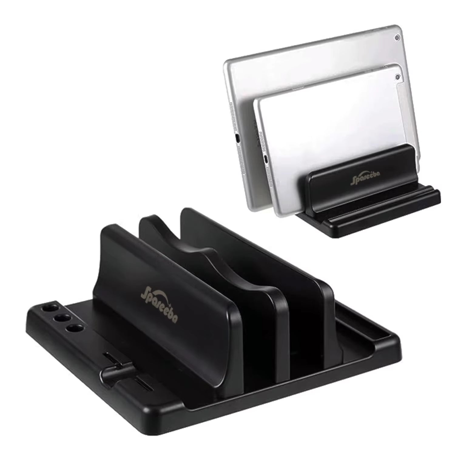 Office Laptop Stand Vertical save Desktop Space Easy to Place Computer Accessories Scalable Width Office Desk Storage