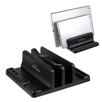 Office Laptop Stand Vertical save Desktop Space Easy to Place Computer Accessories Scalable Width Office Desk Storage