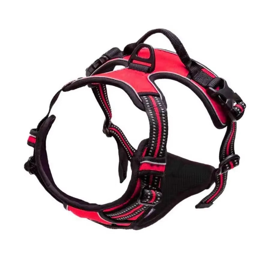 Premium Leather Dog Collar and Harness Set with Leash - Complete Accessories for Medium and Small Breeds