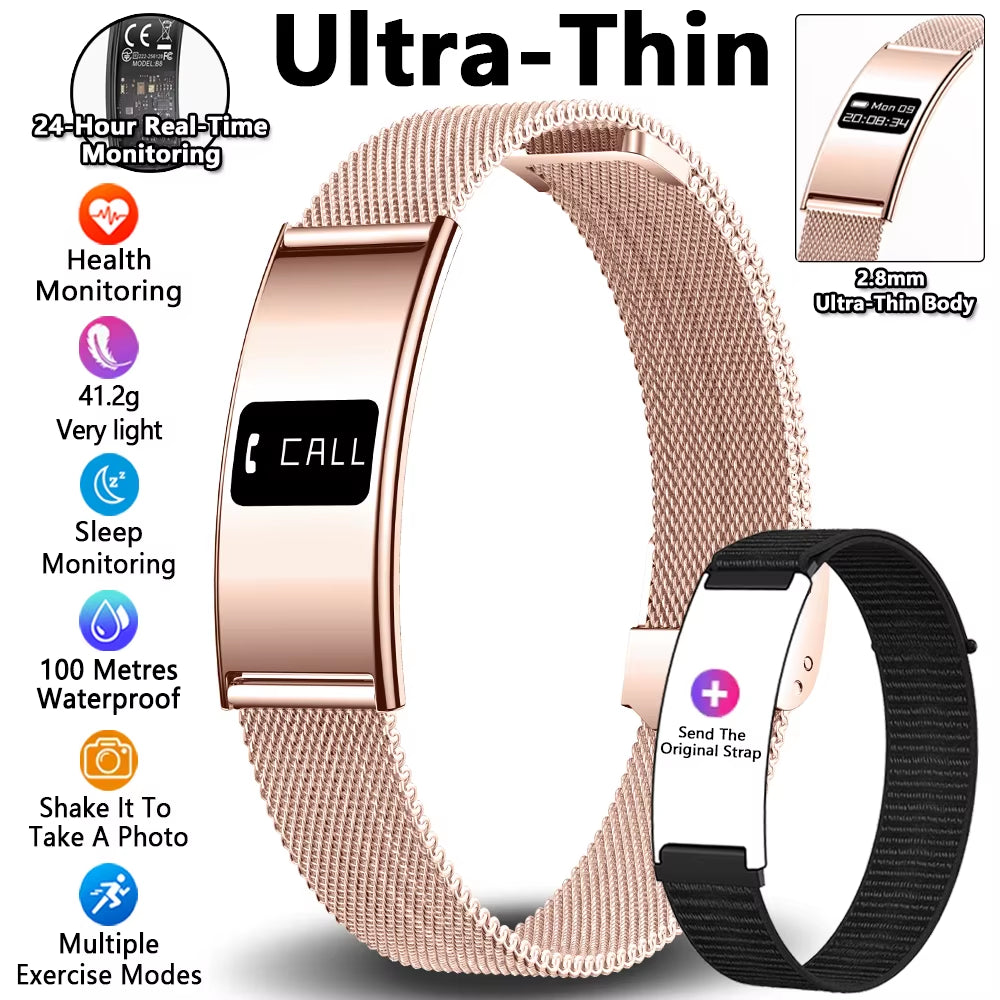 Men Women Smart Bracelet Heart Rate Sleep Monitor Health Smart Band Waterproof Sports Fitness Tracker Smartwatch for Android Ios