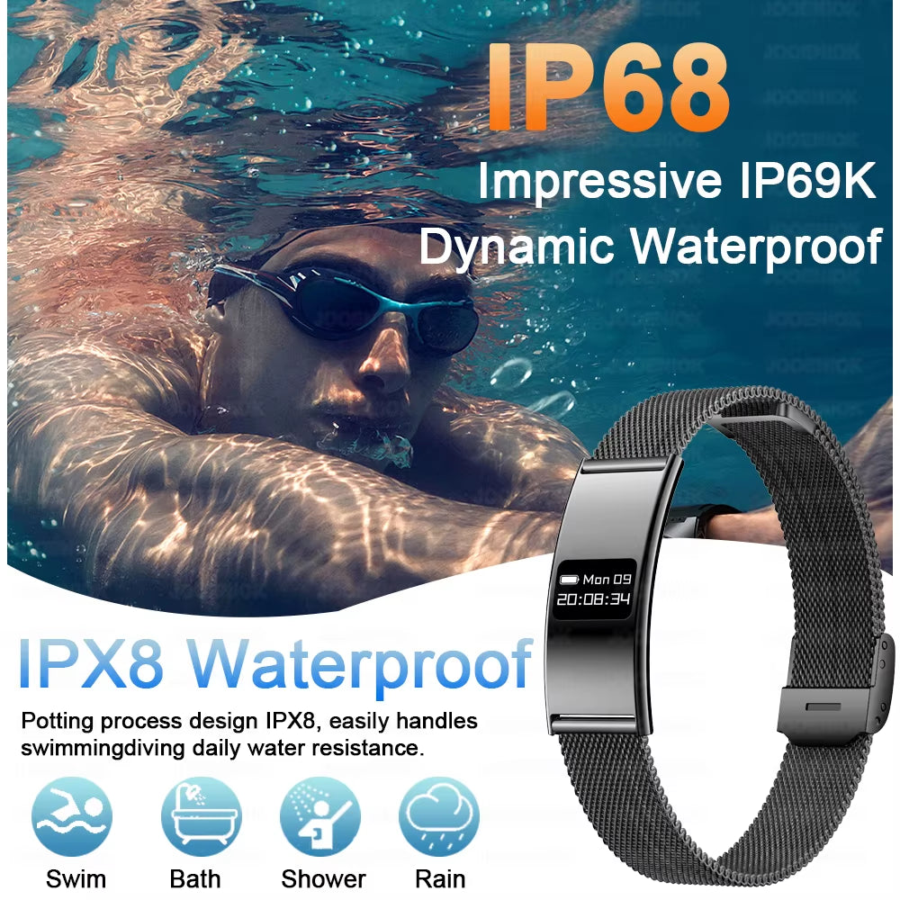 Men Women Smart Bracelet Heart Rate Sleep Monitor Health Smart Band Waterproof Sports Fitness Tracker Smartwatch for Android Ios