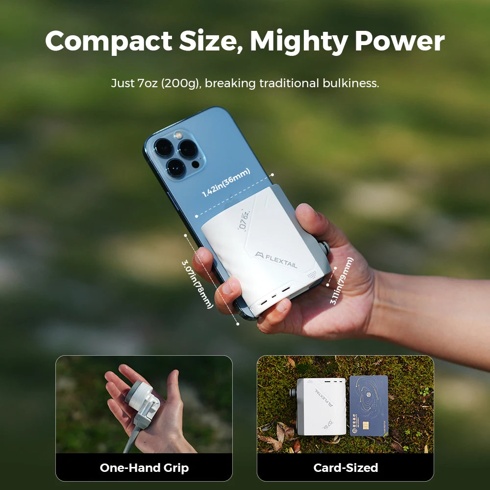 Experience the Great Outdoors with the FLEXTAIL Portable Electric Shower Pump - Your Ultimate IPX7 Waterproof Solution for Camping and Home Cleaning!