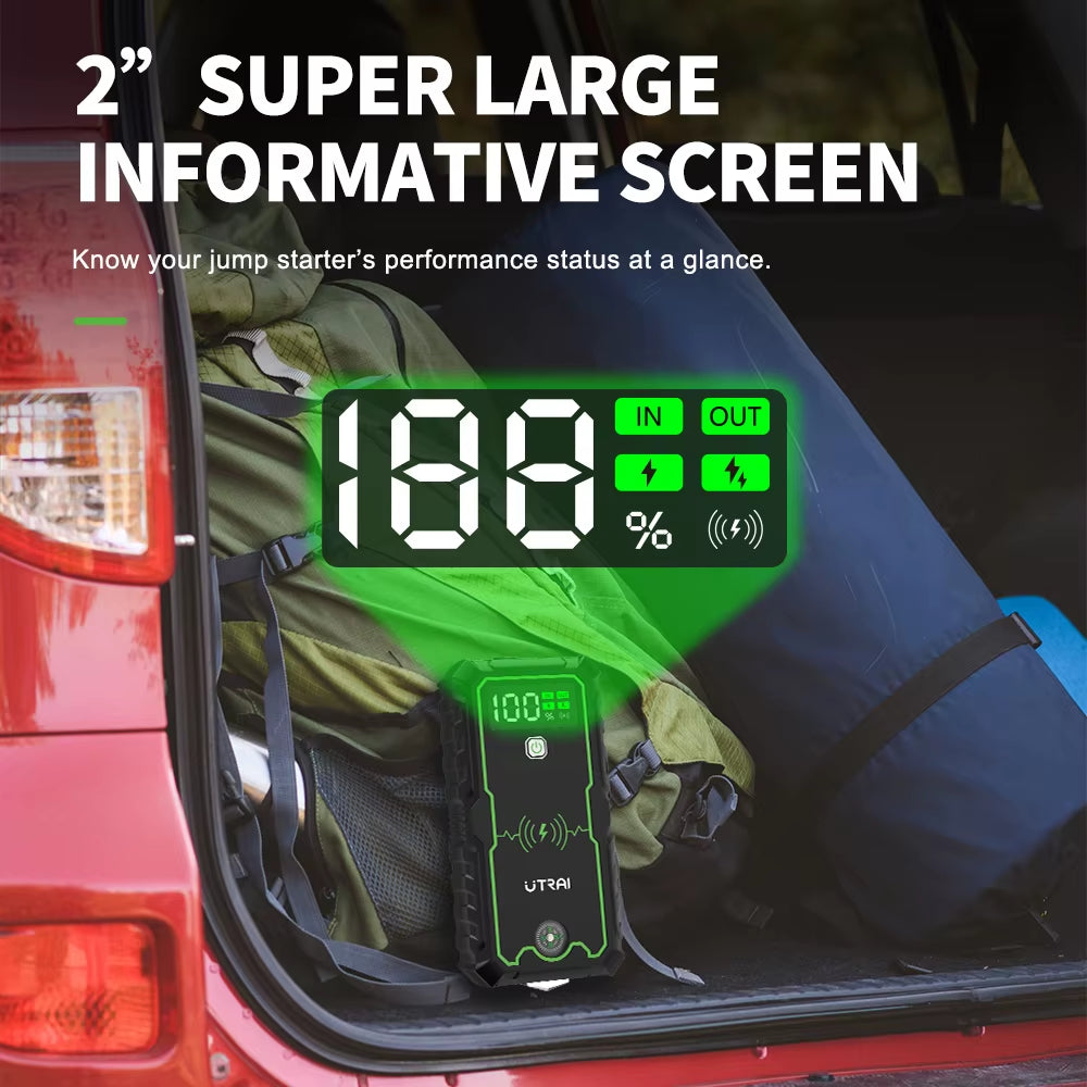 Power Bank 4000A Jump Starter Portable Charger Car Booster 12V Auto Starting Device Emergency Car Battery Starter