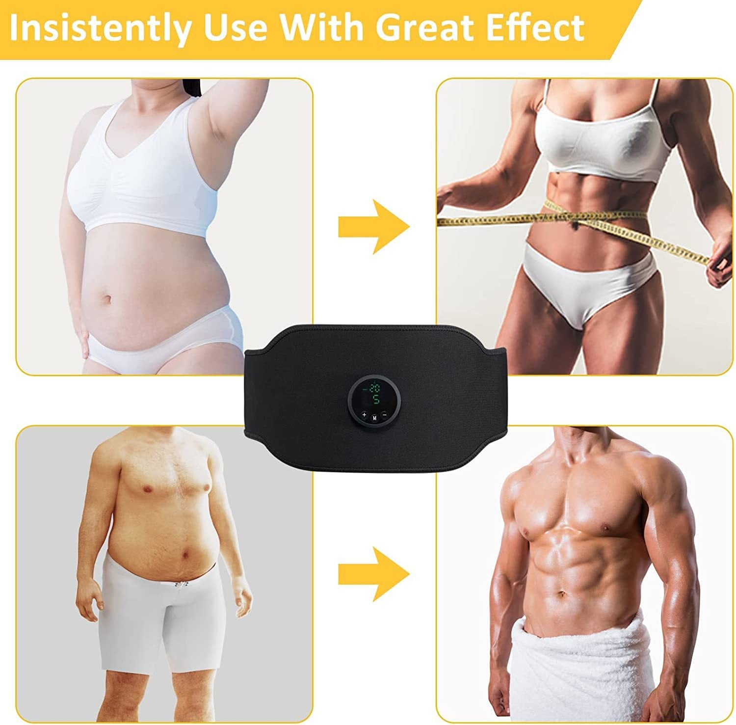 EMS Abdominal Crunch Board Massage Belt Abdominal Fitness Instrument