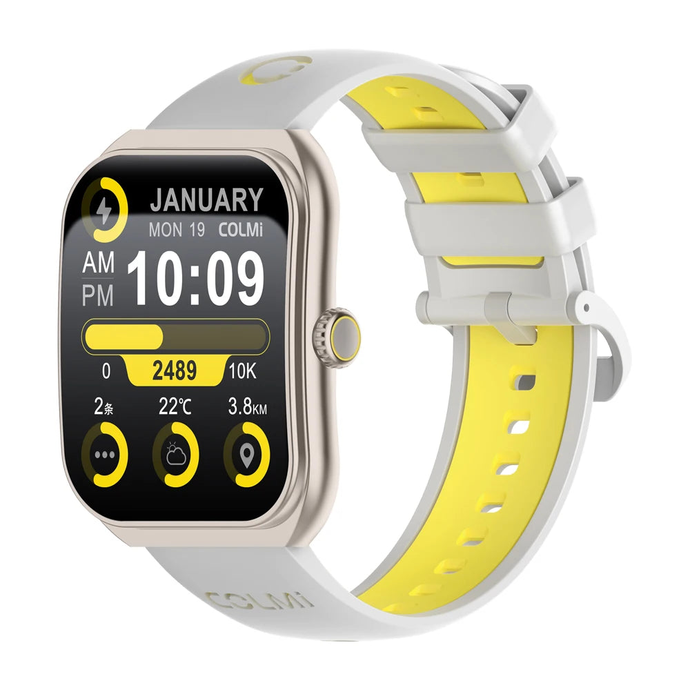 P86 1.93" AMOLED Smartwatch for Men and Women - Health Management, Bluetooth Calling, IP68 Waterproof, Compatible with Xiaomi and iOS Devices
