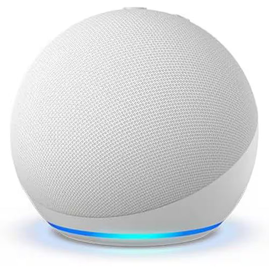 Echo Dot (5Th Gen) Smart Speaker with Alexa Glacier White