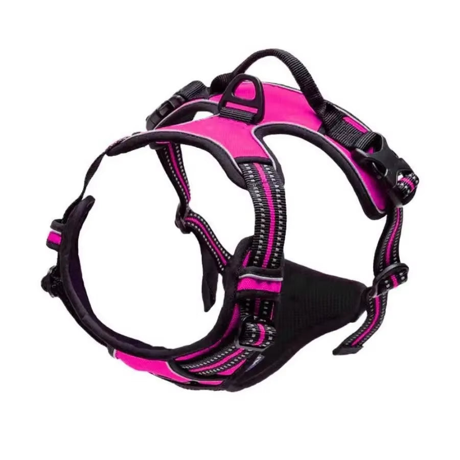 Premium Leather Dog Collar and Harness Set with Leash - Complete Accessories for Medium and Small Breeds
