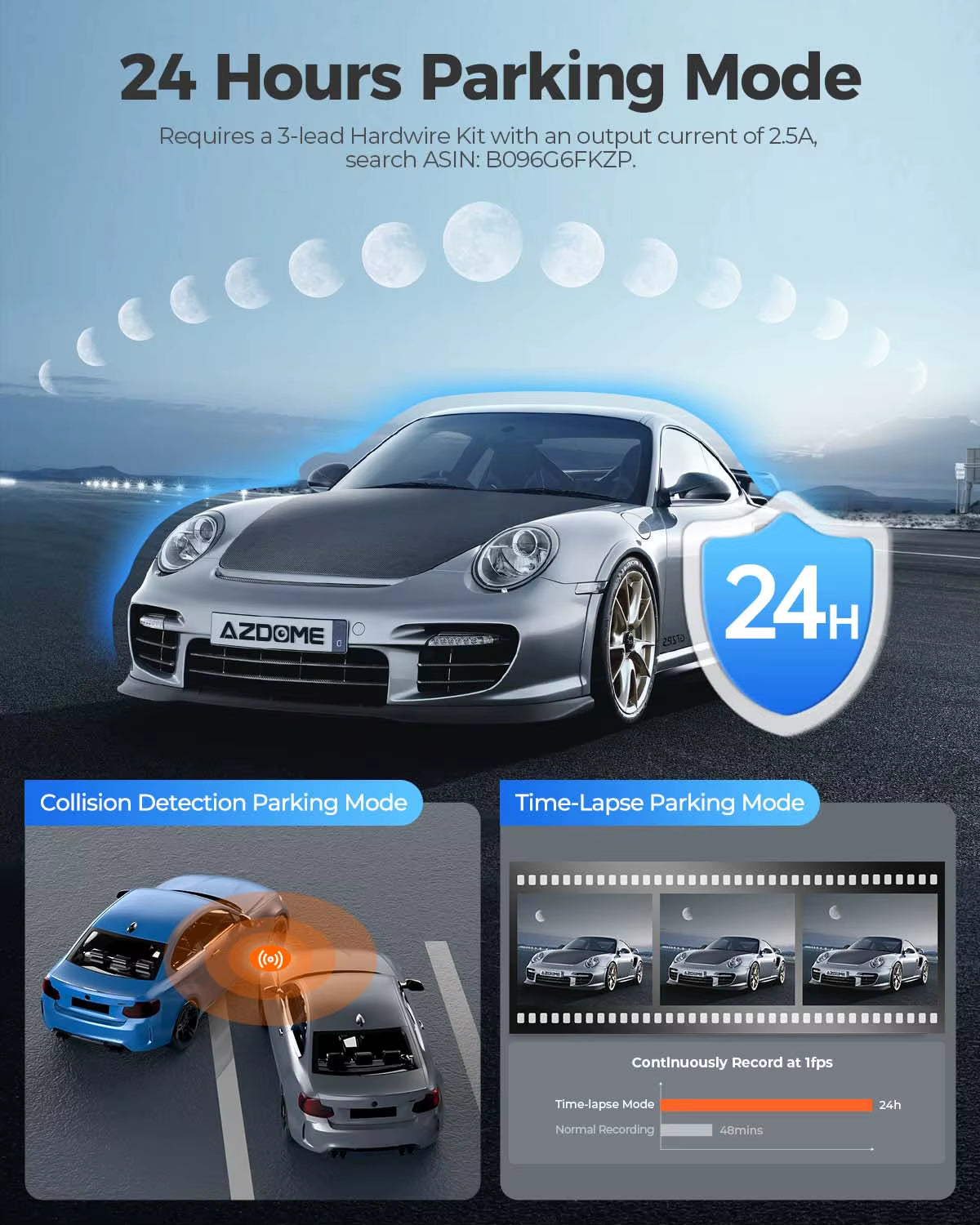 4K Dash Cam M550 Pro Built-In 5.8Ghz Wifi GPS Car DVR Upgrade  M550 Night Vision Parking Monitor Support Rear Cam