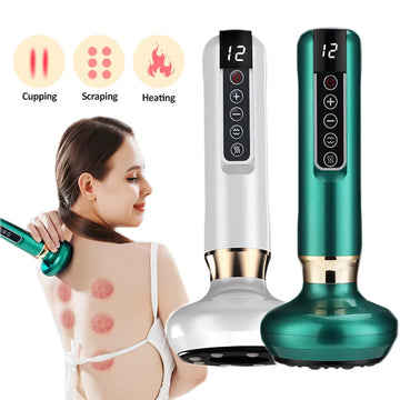Intelligent Suction Cupping Set for Anti-Cellulite and Slimming Massage with Glass Jars