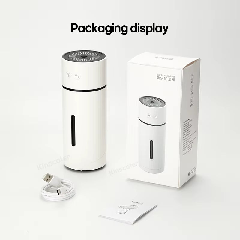 260ML Wireless Air Humidifier USB Aromatherapy Diffuser 1000Mah Rechargeable Battery Ultrasonic Cool Mist Maker Quiet Fogger