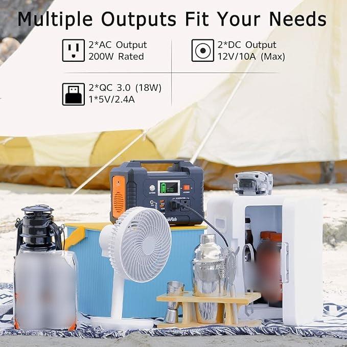 ⏳Time-limited Special⚡200W Portable Power Station with Display