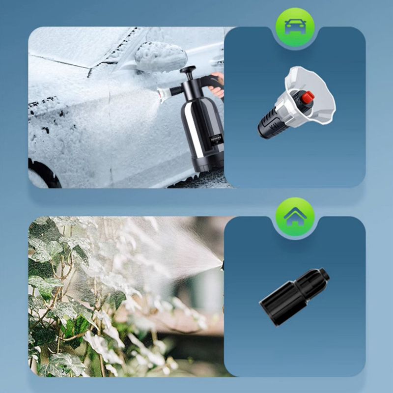 🎁 50% OFF ! 🫧 High-Foam Car Wash Sprayer – Thick Foam, Wide 60° Spray & Dual Nozzles for Effortless Cleaning 🧼🚗