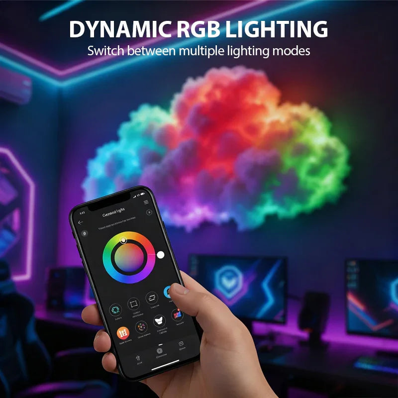 ☁️50% OFF NOW! ✨Thundercloud USB-Powered LED Decorative Lamp🌈☁️